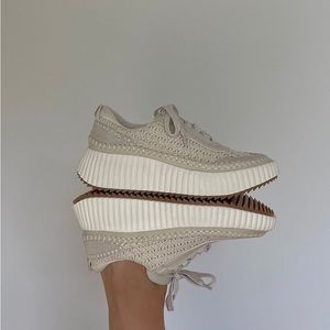 Dolen Knit Platform Sneakers